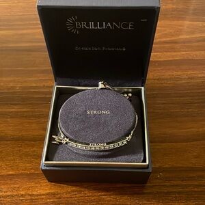 Titled “strong” Bracelet (crystals from Swarovski)